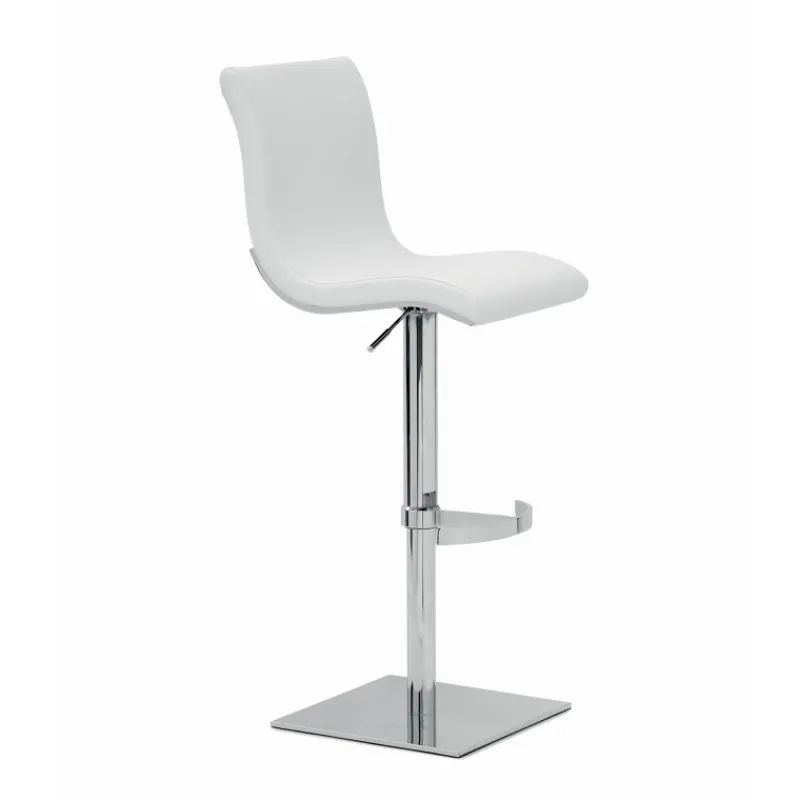 Peressini Steve Tabouret réglable et pivotant en synthétique et métal> Tabouret Snack (assise +/- 65 Cm)|Tabouret De Bar (assise +/- 80 Cm)