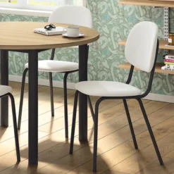 Perfecta STR5 Chaise de cuisine en simili et métal> Chaise De Cuisine