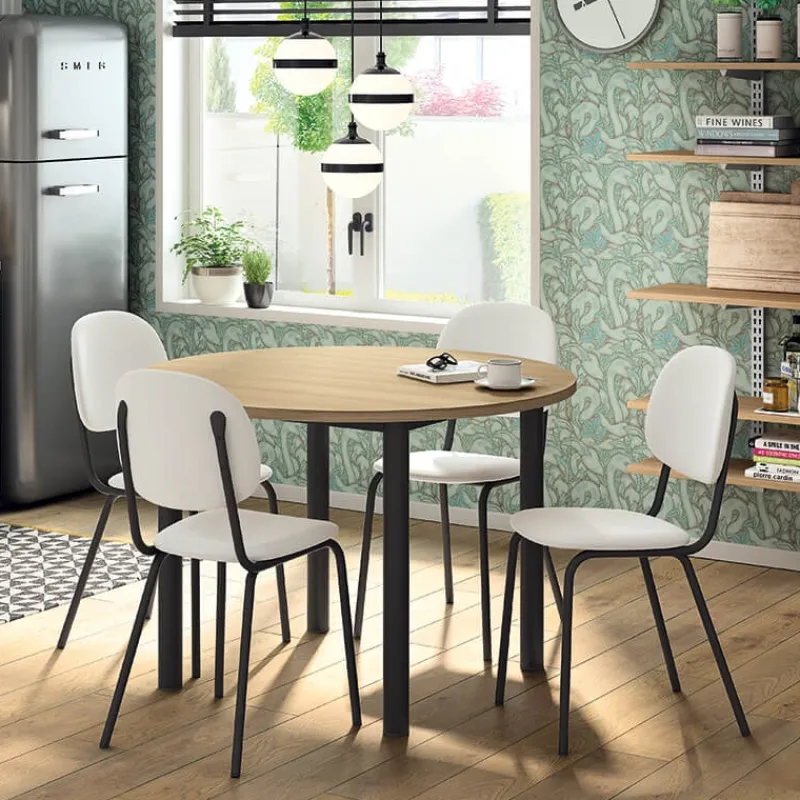 Perfecta STR5 Chaise de cuisine en simili et métal> Chaise De Cuisine