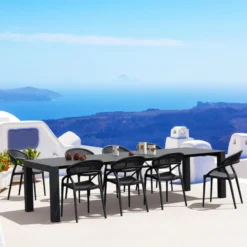 Sunset Chaise design de jardin empilable en polypropylène> Chaise De Jardin