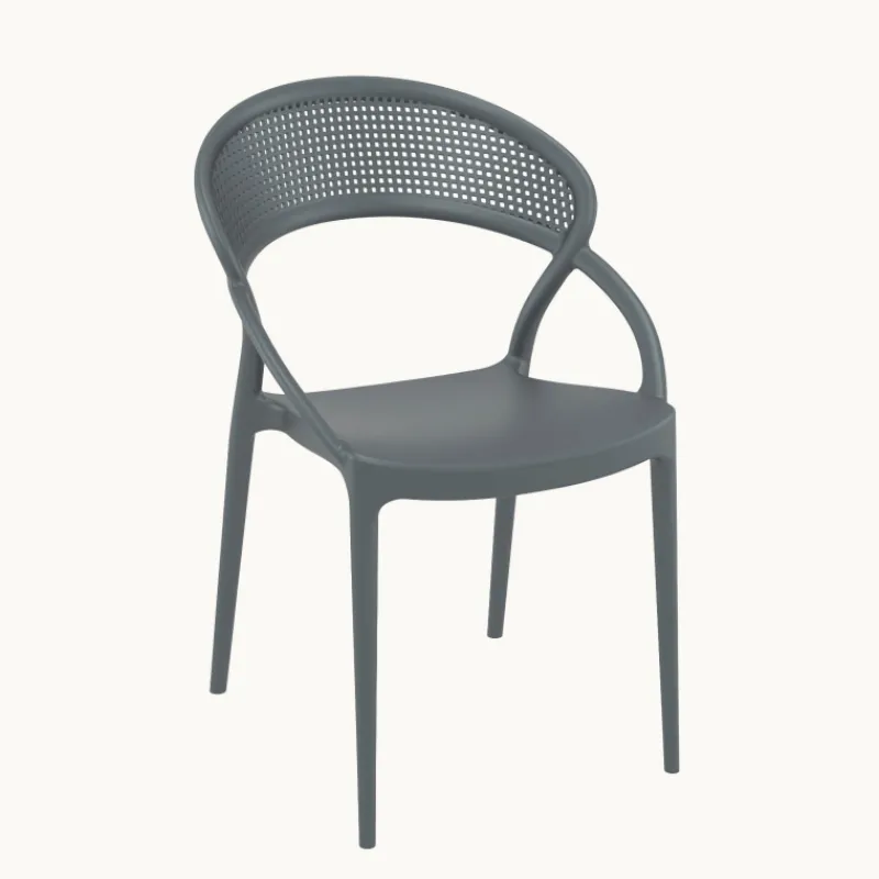 Sunset Chaise design de jardin empilable en polypropylène> Chaise De Jardin