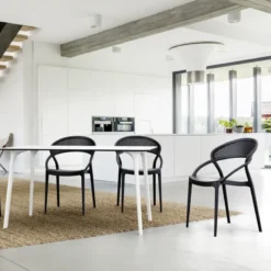 Sunset Chaise design empilable en polypropylène><noscript><img width=