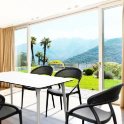 Sunset Chaise design empilable en polypropylène><noscript><img width=