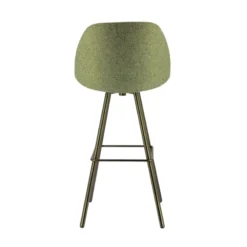 Perfecta Swiftie Tabouret de bar pivotant en tissu et pieds métal><noscript><img width=