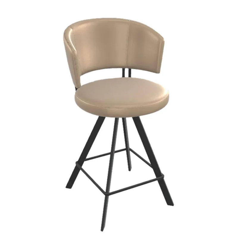 Perfecta Tabouret haut design pivotant en simili – Allure> Tabouret Snack (assise +/- 65 Cm)|Tabouret De Bar (assise +/- 80 Cm)