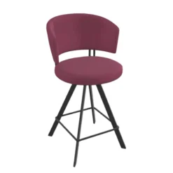 Perfecta Tabouret haut design pivotant en simili – Allure><noscript><img width=