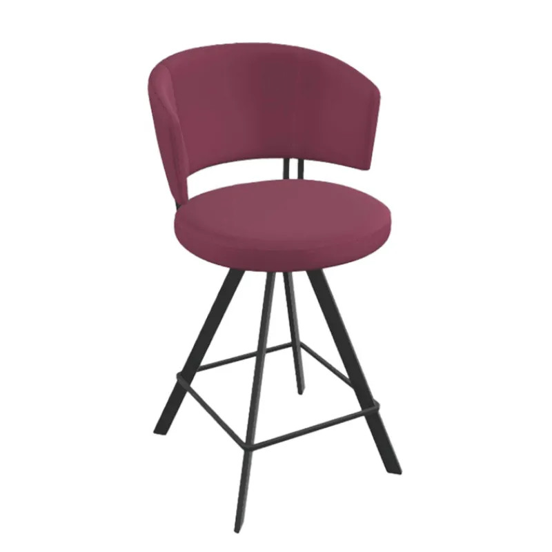 Perfecta Tabouret haut design pivotant en simili – Allure> Tabouret Snack (assise +/- 65 Cm)|Tabouret De Bar (assise +/- 80 Cm)