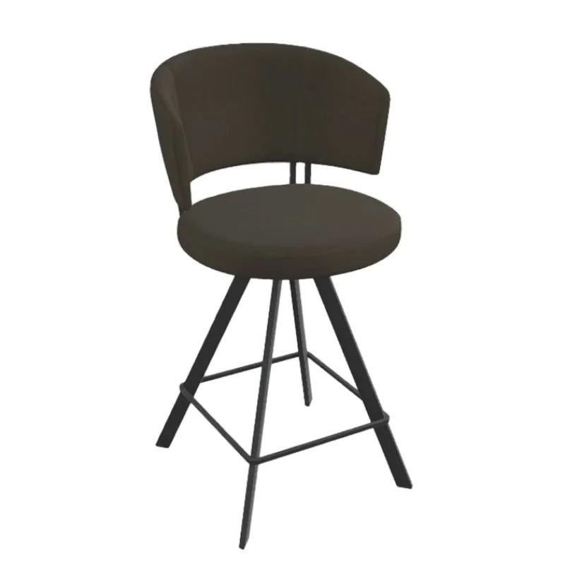 Perfecta Tabouret haut design pivotant en simili – Allure> Tabouret Snack (assise +/- 65 Cm)|Tabouret De Bar (assise +/- 80 Cm)