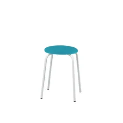 Perfecta TabRond Tabouret bas empilable en métal et simili><noscript><img width=