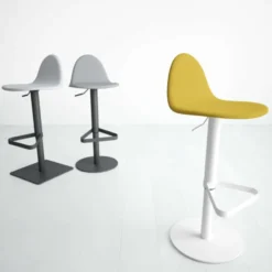 Cancio Tabu Tabouret de bar réglable en tissu> Tabouret Snack (assise +/- 65 Cm)|Tabouret De Bar (assise +/- 80 Cm)