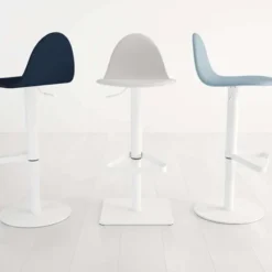Cancio Tabu Tabouret réglable design en synthétique et métal><noscript><img width=