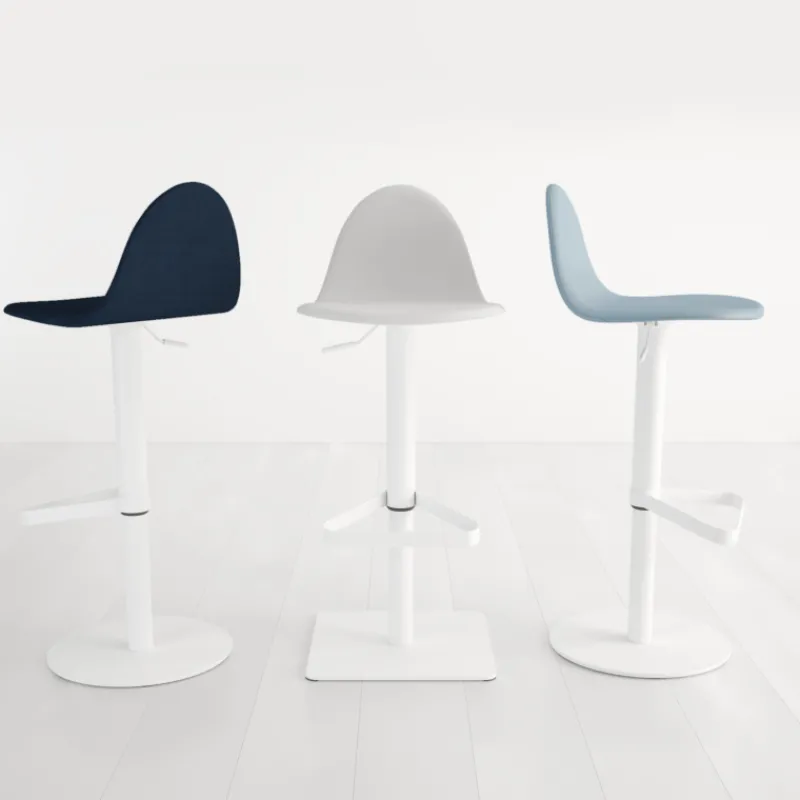 Cancio Tabu Tabouret réglable design en synthétique et métal> Tabouret Snack (assise +/- 65 Cm)|Tabouret De Bar (assise +/- 80 Cm)