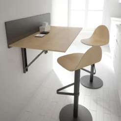 Cancio Tabu Tabouret réglable et pivotant design en bois> Tabouret Snack (assise +/- 65 Cm)|Tabouret De Bar (assise +/- 80 Cm)