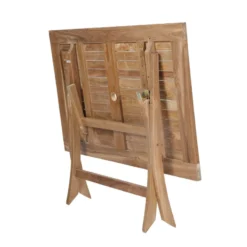 Medicis TanamaTable de jardin rectangulaire pliante en teck massif><noscript><img width=