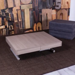 Altacom Tavoletto Table transformable en lit pour petit espace en mélaminé> Table De Salon|Table Pour Petit Espace