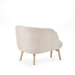 Mobitec Thalia ® Banquette cosy en tissu avec pieds en bois><noscript><img width=