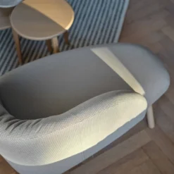 Mobitec Thalia ® Banquette cosy en tissu avec pieds en bois><noscript><img width=