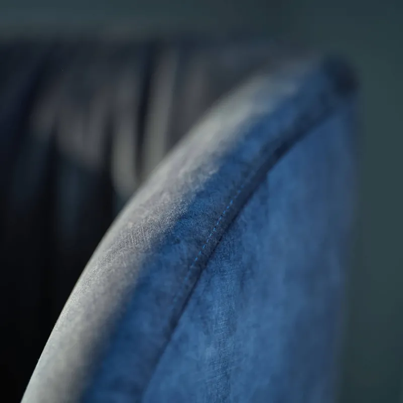 Mobitec Thalia ® Fauteuil confortable en tissu avec pieds en bois> Chaise De Salle à Manger|Chaise Salon