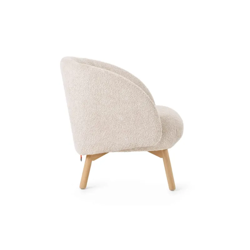 Mobitec Thalia ® Fauteuil confortable en tissu avec pieds en bois> Chaise De Salle à Manger|Chaise Salon
