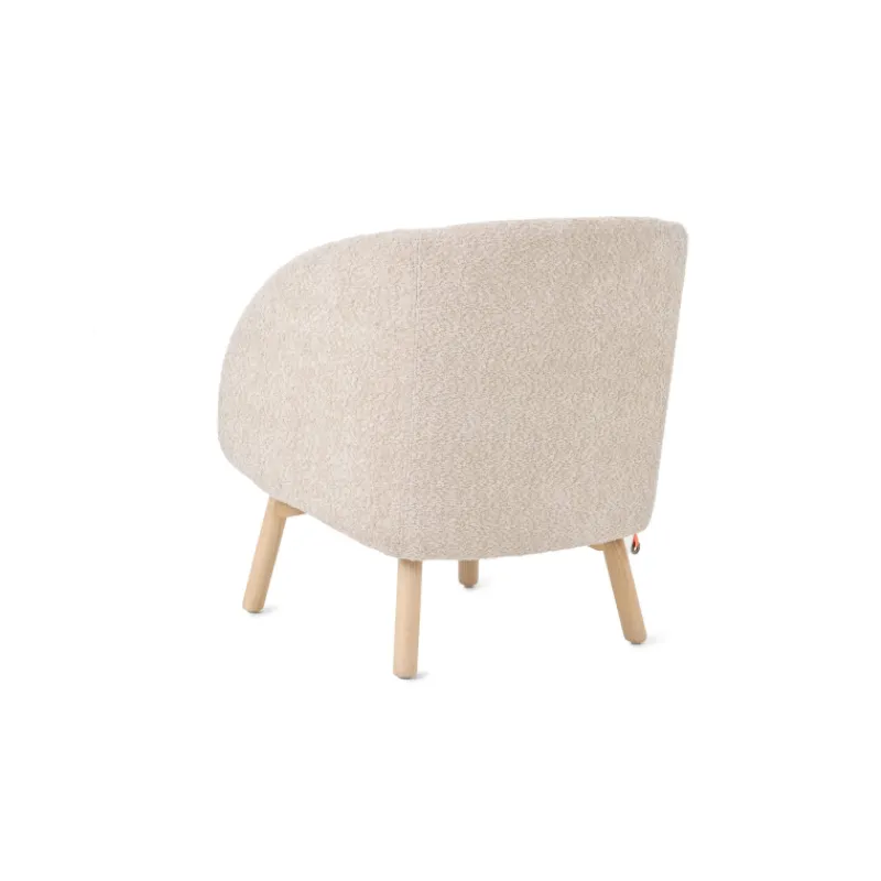 Mobitec Thalia ® Fauteuil confortable en tissu avec pieds en bois> Chaise De Salle à Manger|Chaise Salon
