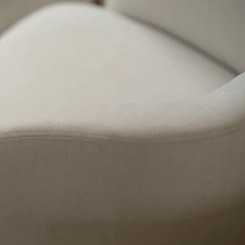Mobitec Thalia ® Fauteuil confortable en tissu avec pieds en bois> Chaise De Salle à Manger|Chaise Salon
