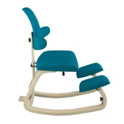 Varier ThatSit ® Chaise de bureau ergonomique à bascule en tissu et bois><noscript><img width=