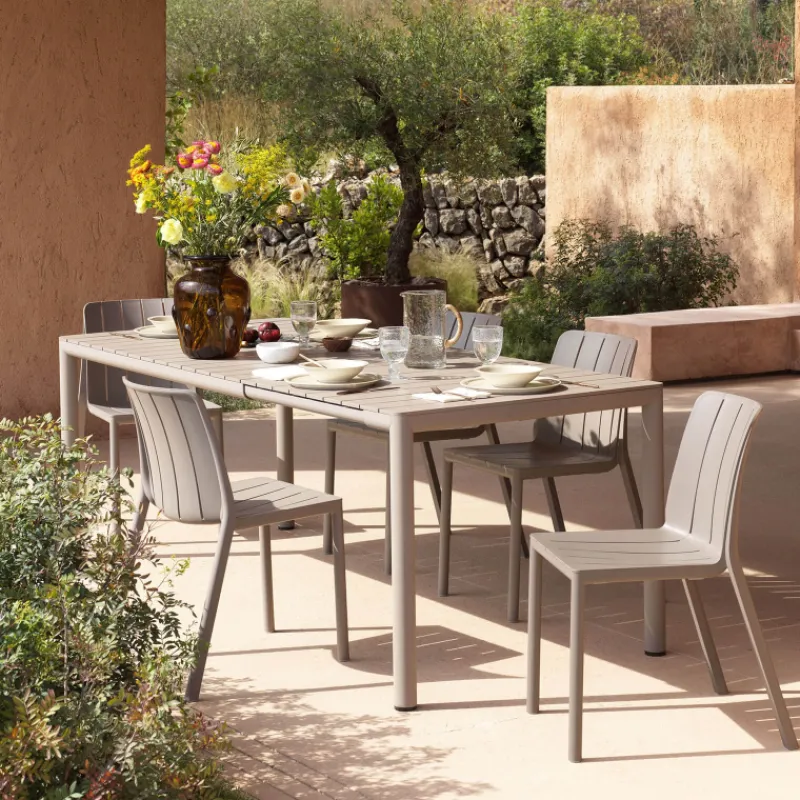 Tiberina Chaise de jardin empilable en polypropylène> Chaise De Jardin