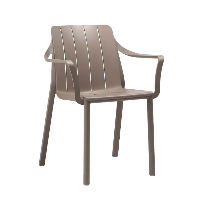Tiberina Fauteuil de jardin empilable en polypropylène> Fauteuil De Jardin