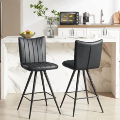 TiméoTabouret snack pivotant avec pieds obliques> Tabouret De Bar (assise +/- 80 Cm)|Chaise De Salle à Manger