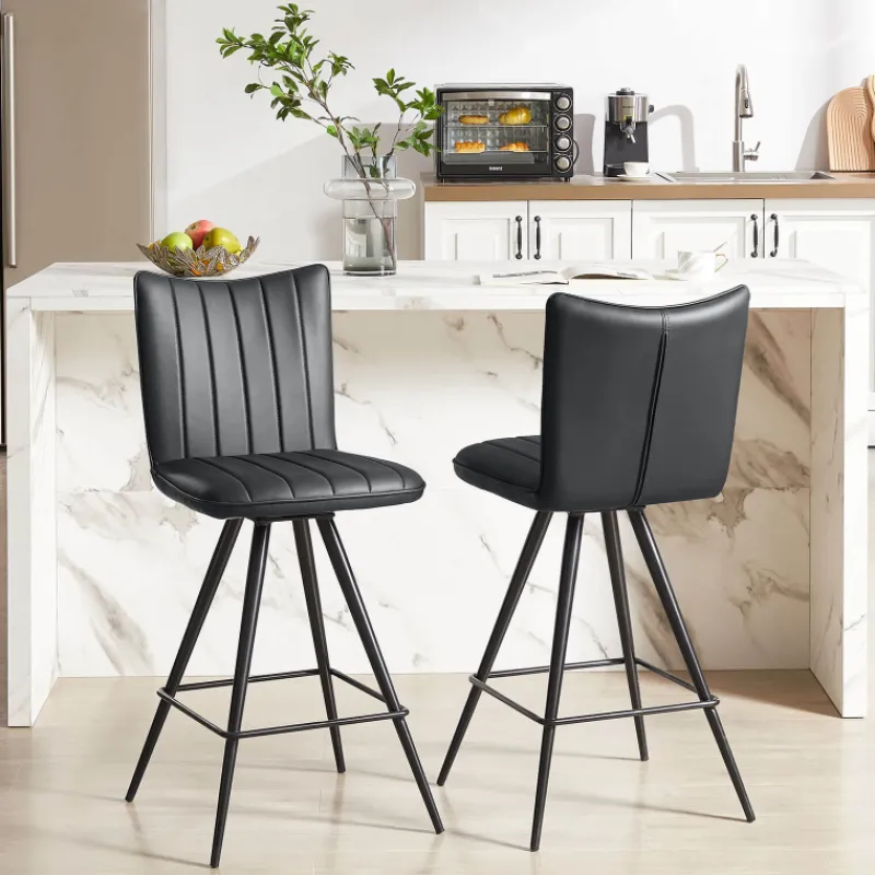 TiméoTabouret snack pivotant avec pieds obliques> Tabouret De Bar (assise +/- 80 Cm)|Chaise De Salle à Manger