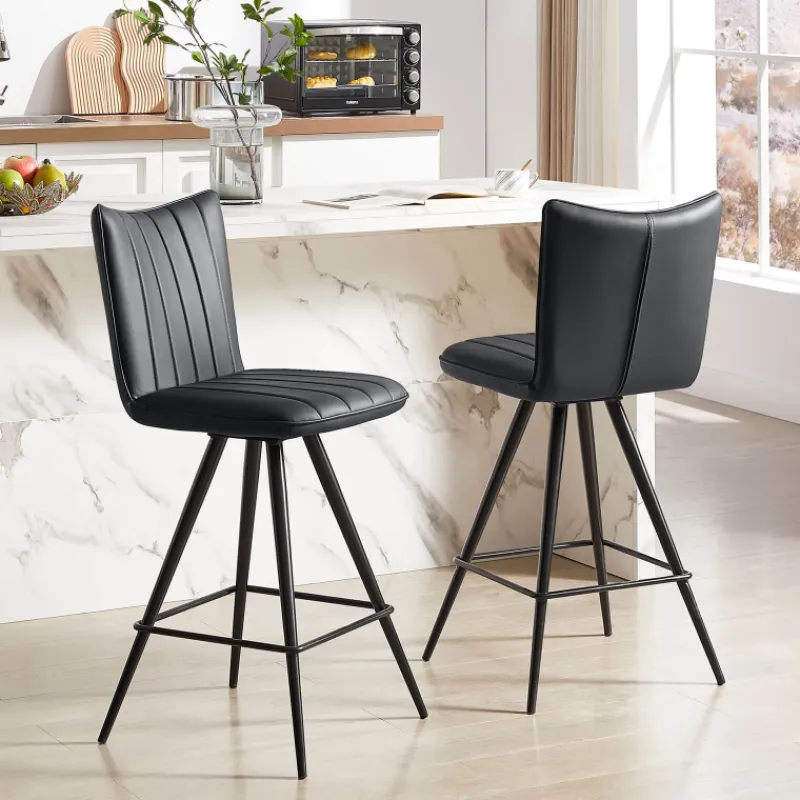 TiméoTabouret snack pivotant avec pieds obliques> Tabouret De Bar (assise +/- 80 Cm)|Chaise De Salle à Manger