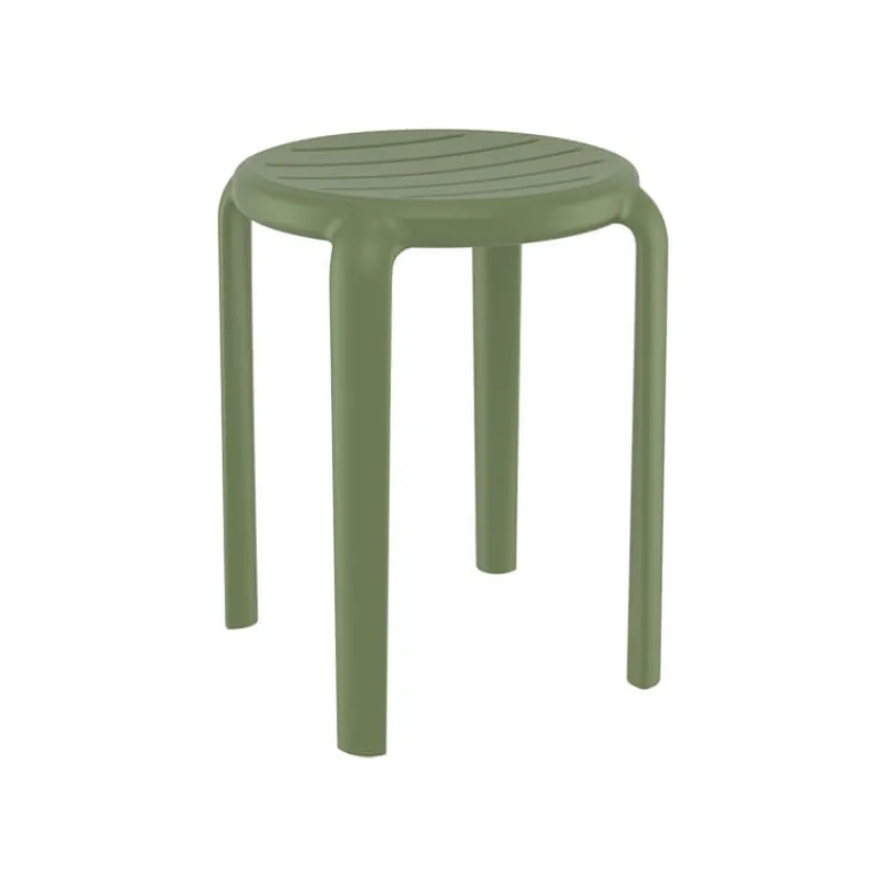Tom Tabouret bas sans dossier empilable en polypropylène> Tabouret Bas (assise +/- 45 Cm)