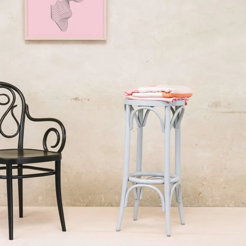 Ton 73 ® Tabouret de bar en bois style bistrot sans dossier> Tabouret De Bar (assise +/- 80 Cm)