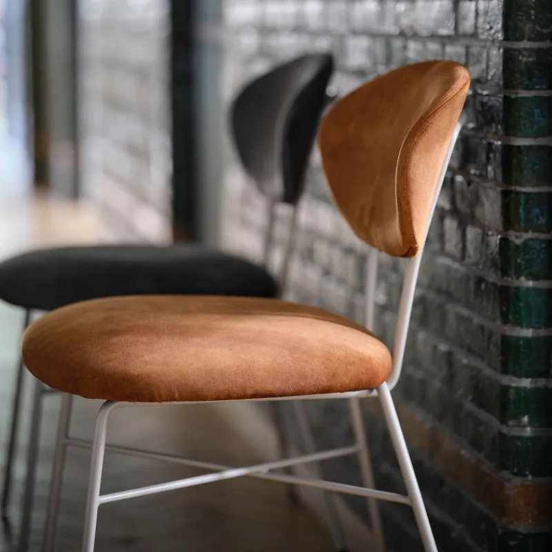 Mobitec Toro ® Chaise cosy minimaliste en tissu et pieds métal> Chaise De Salle à Manger|Chaise Salon