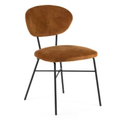 Mobitec Toro ® Chaise cosy minimaliste en tissu et pieds métal><noscript><img width=