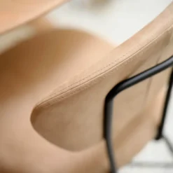 Mobitec Toro ® Chaise cosy minimaliste en tissu et pieds métal><noscript><img width=