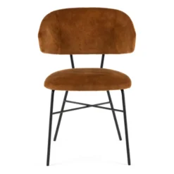 Mobitec Toro ® Fauteuil minimaliste cosy en tissu avec pieds en métal><noscript><img width=