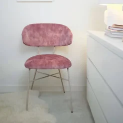Mobitec Toro ® Fauteuil minimaliste cosy en tissu avec pieds en métal><noscript><img width=
