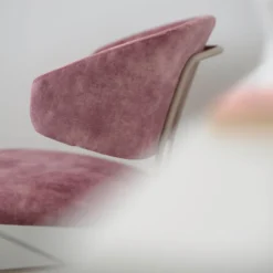 Mobitec Toro ® Fauteuil minimaliste cosy en tissu avec pieds en métal><noscript><img width=