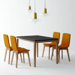 Cancio Toy bois Table de cuisine en céramique avec rallonge><noscript><img width=