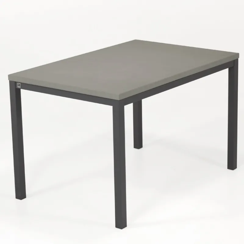 Cancio Toy métal Table de cuisine en céramique avec rallonge hauteur 75 cm> Table De Cuisine
