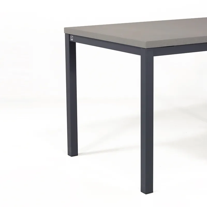 Cancio Toy métal Table de cuisine en céramique avec rallonge hauteur 75 cm> Table De Cuisine