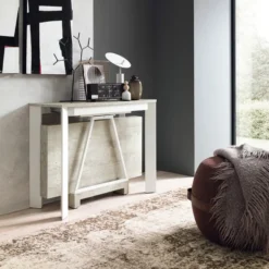 Altacom Trek Console extensible transformable en table en mélaminé><noscript><img width=