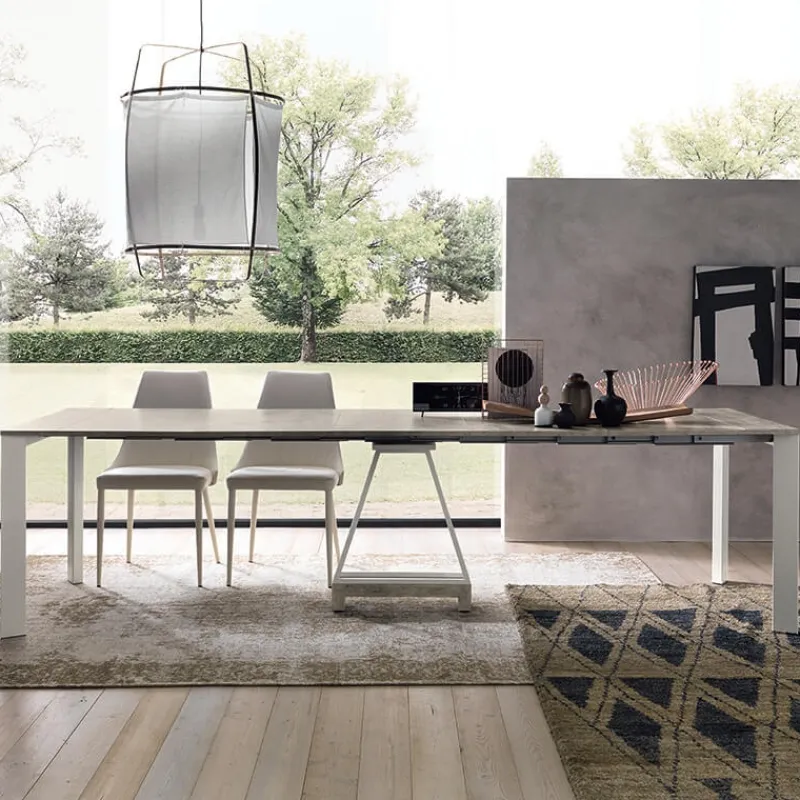 Altacom Trek Console extensible transformable en table en mélaminé> Table Pour Petit Espace