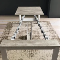 Altacom Trek Console extensible transformable en table en mélaminé><noscript><img width=