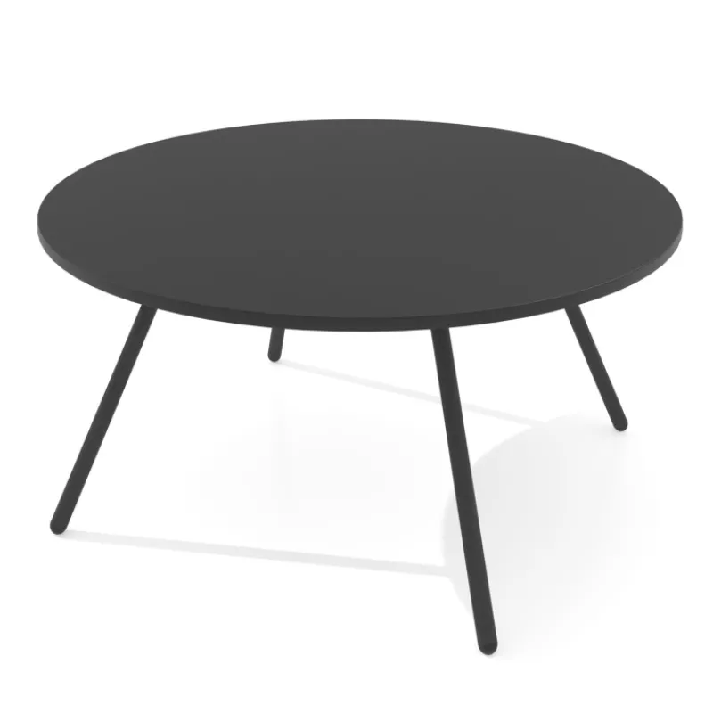Perfecta Trevi Table basse ronde avec pieds en métal> Table De Salon