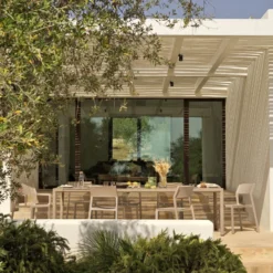 Trill bistrot Chaise de jardin empilable en polypropylène><noscript><img width=