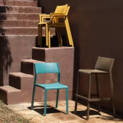 Trill bistrot Chaise de jardin empilable en polypropylène><noscript><img width=