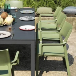 Trill Fauteuil de jardin empilable en polypropylène><noscript><img width=