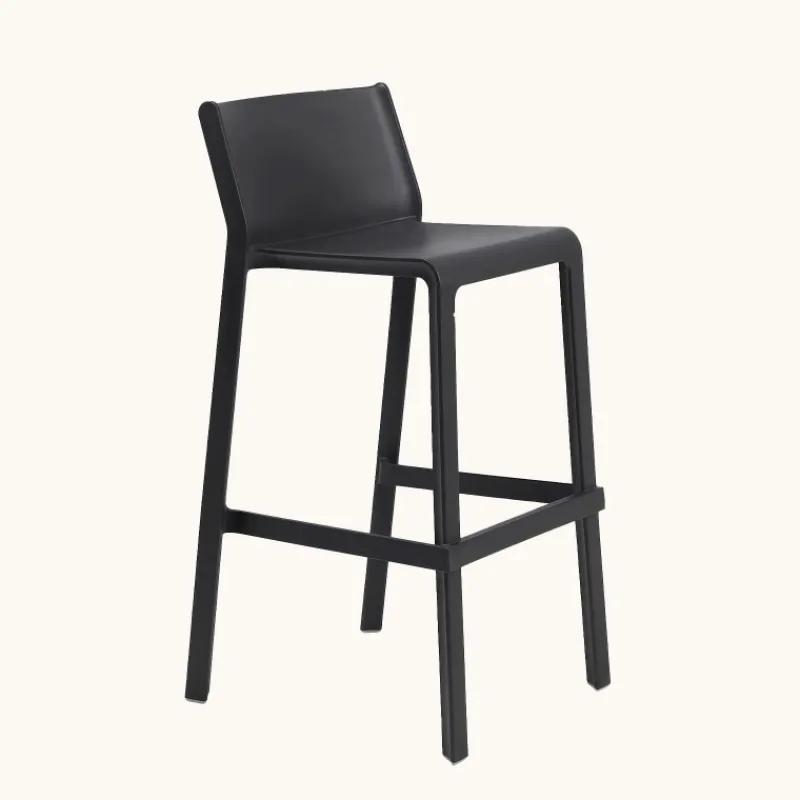 Trill stool Tabouret de bar moderne empilable en polypropylène> Tabouret De Bar (assise +/- 80 Cm)